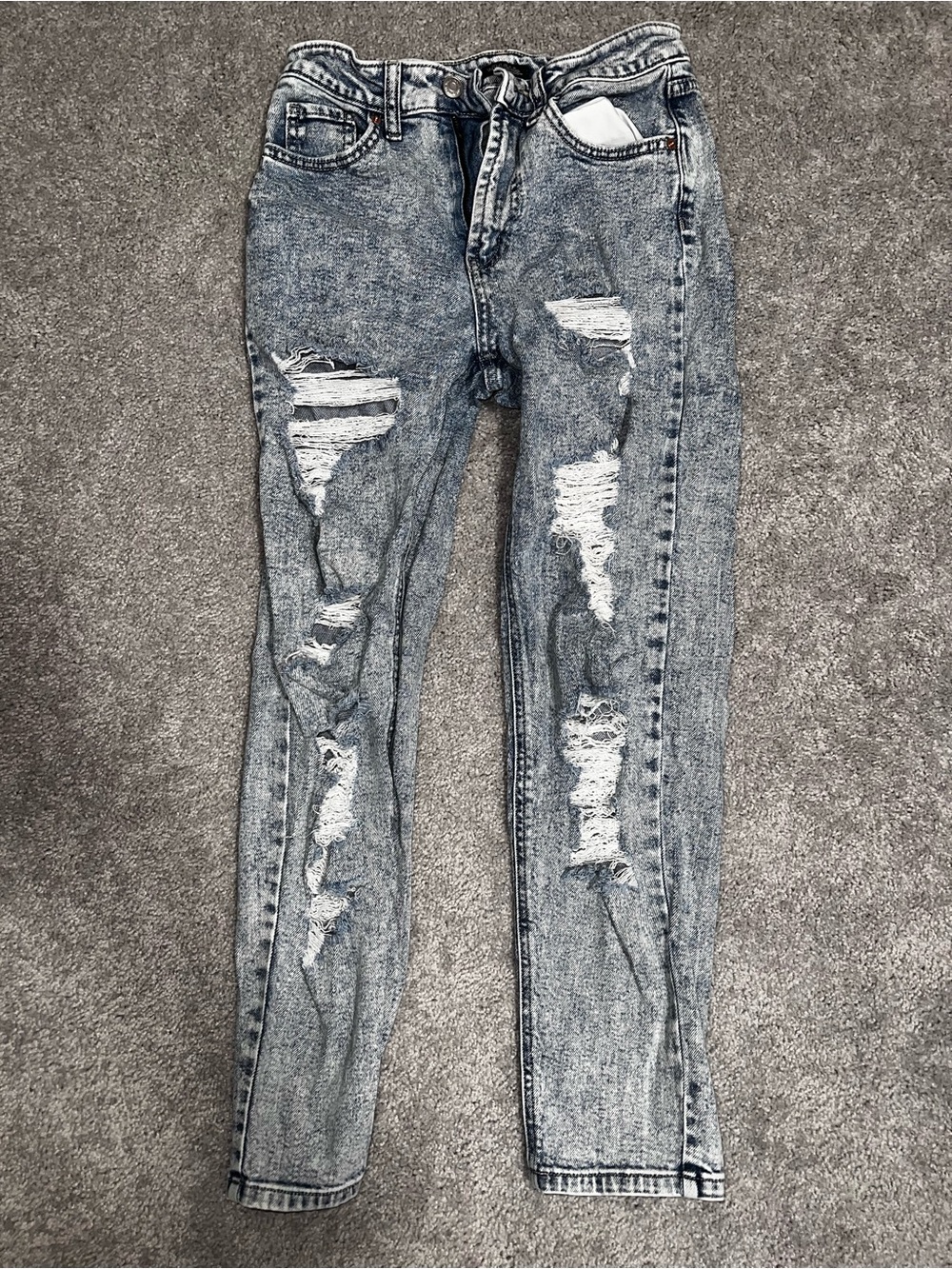 wild fable Light Blue Distressed Skinny Jeans